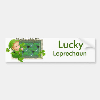 Lucky Leprechaun Bumper Sticker