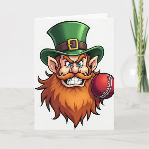 Lucky Leprechaun Cricket Card
