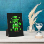 Lucky Leprechaun Funny St Patrick's Day Video Game Plaque<br><div class="desc">Lucky Leprechaun Funny St Patrick's Day Video Game</div>