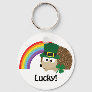 Lucky Leprechaun Hedgehog Keychain