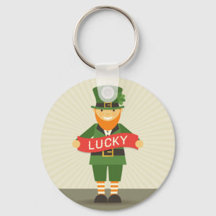 lucky leprechaun keychain