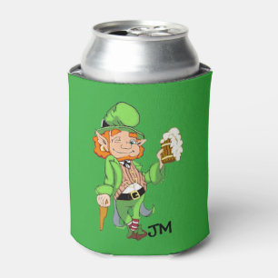 Lucky Leprechaun Personalize Can Cooler