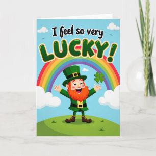 Lucky Leprechaun Smile Card