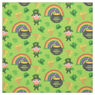 Lucky Leprechaun - St. Patrick's Day Pattern Fabric
