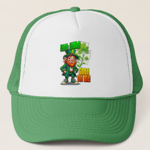 Lucky Leprechaun St Patrick's Day Shirt - hat