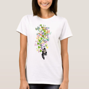Lucky Leprechaun With Shamrocks T-Shirt