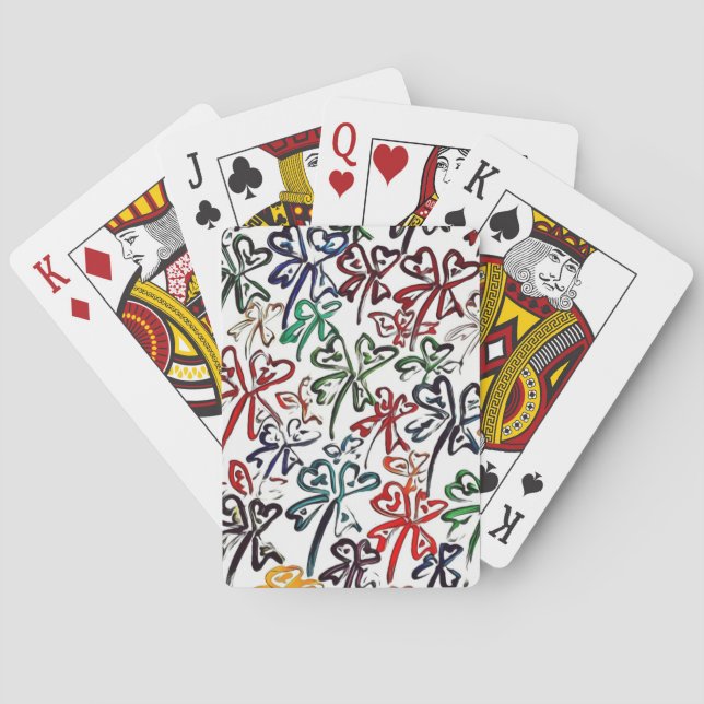 Lucky Lily of the Valley Playing Cards (Back)