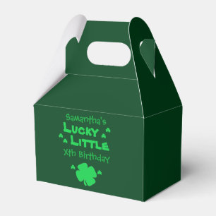 Lucky Little Birthday Favor Box