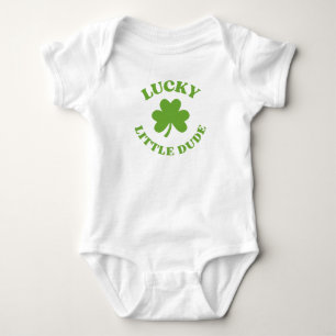 Lucky Little Dude St. Patrick's Day  Baby Bodysuit