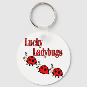 Lucky Little Ladybugs Keychain