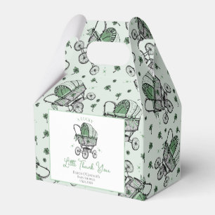 Lucky Little Thank You St Patricks Baby Shower Favor Box