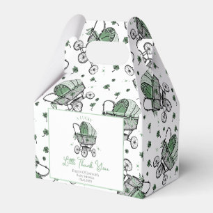 Lucky Little Thank You St Patricks Baby Shower Favor Box