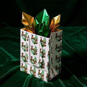 Lucky Love Gnome St. Patrick's Day Medium Gift Bag