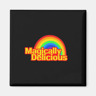 Lucky Magically Delicious St. Patricks Day Rainbow Magnet