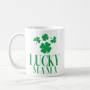 Lucky Mama Classic Mug – Shamrock Mom Coffee Cup