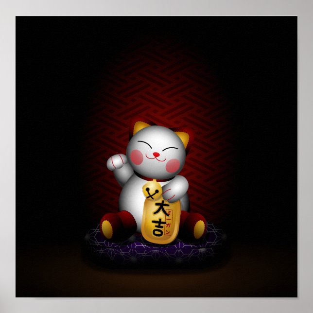 Lucky Maneki Neko Poster (Front)