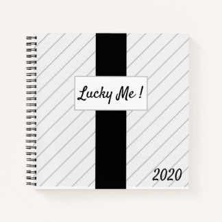 Lucky Me ! Cahier Bénédictions Rayures Étroites