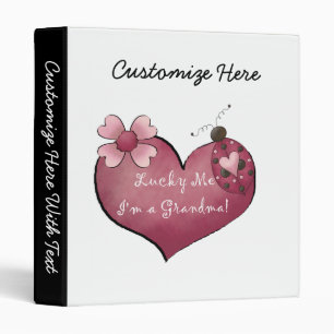 Lucky Me I'm a Grandma  Gifts Binder