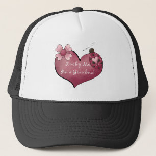 Lucky Me I'm a Grandma Tshirts and Gifts Trucker Hat