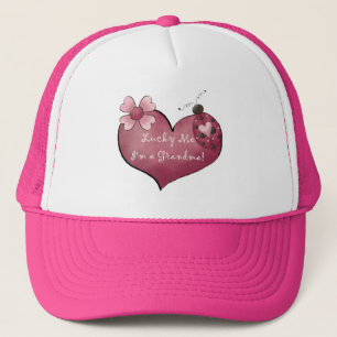 Lucky Me I'm a Grandma Tshirts and Gifts Trucker Hat