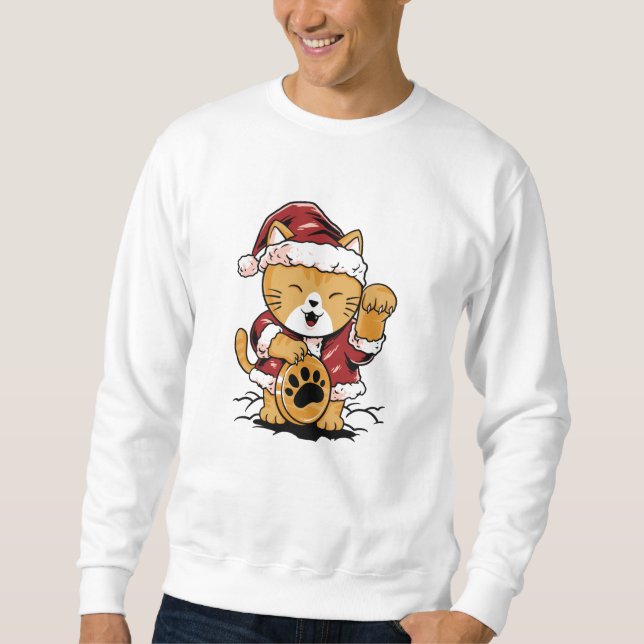 Lucky Meow Sweatshirt (Front)