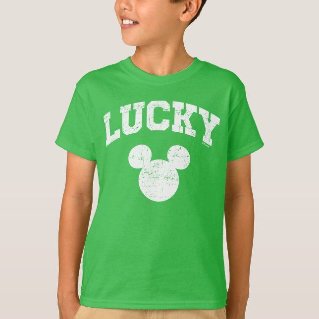 Lucky Mickey Mouse | St. Patrick's Day T-Shirt (Front)