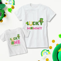Lucky Mommy Cute St. Patrick's Day Birthday Mom