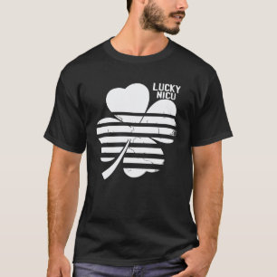 Lucky NICU Nurse Vintage Nostalgia of Retro C Sham T-Shirt