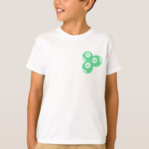 Lucky Number 9 Teal Balls T-Shirt