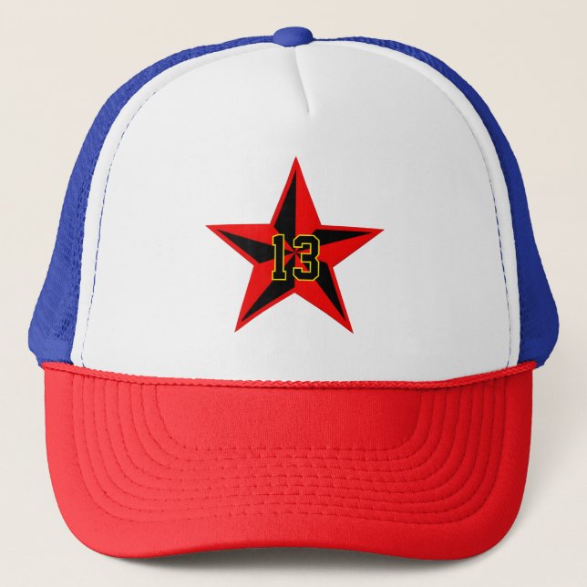 Lucky Number (Customizable) Trucker Hat (Front)