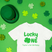 Lucky One 1st Birthday Baby T-Shirt