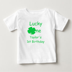 Lucky One 1st Birthday Baby T-Shirt