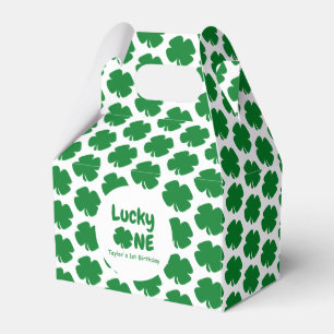 Lucky One 1st Birthday Favor Box