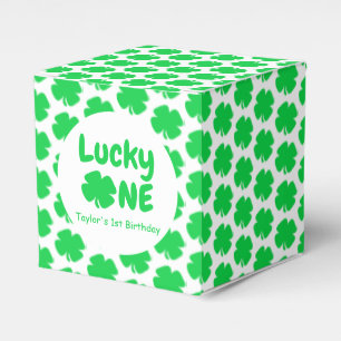 Lucky One 1st Birthday Favor Box