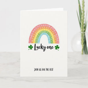 Lucky One Fest Invitation Card