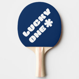 Lucky One Ping Pong Paddle – Blue