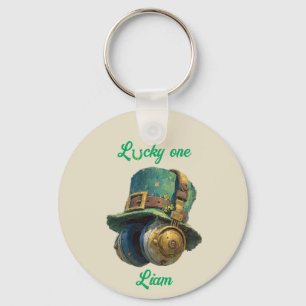 Lucky One St. Patrick’s Day Music Personalized Keychain