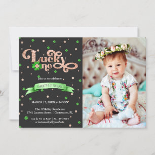 Lucky One   St. Patrick's Day 1st Birthday