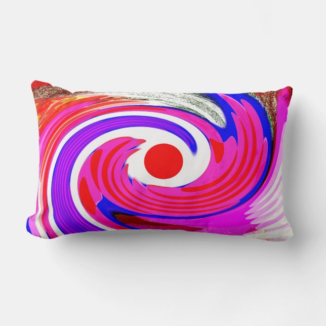 Lucky orbits lumbar pillow (Front)
