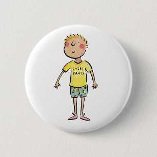 Lucky Pants 2 Inch Round Button