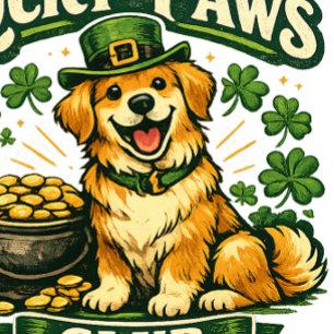 Lucky Paws Club St Patricks Day Mug