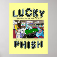 Lucky Phish - Sharks Playing Pool