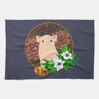 Lucky Pig Kitchen Towel