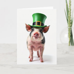 Lucky Piglet Greeting Card