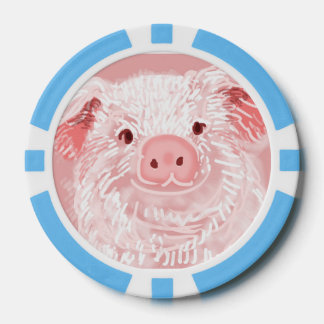 Lucky piglet Poker Chips