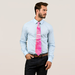 Lucky pink fashion for men tie