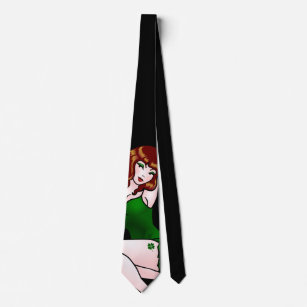 Lucky Pinup Girl Tie 50's Pinup Girl Ties