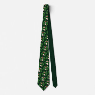 Lucky Pinup Girl Tie 50's Pinup St. Patrick's Ties