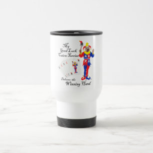 Lucky Poker Cairn Terrier Travel Mug
