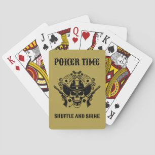Lucky Poker Skull Playing Cards